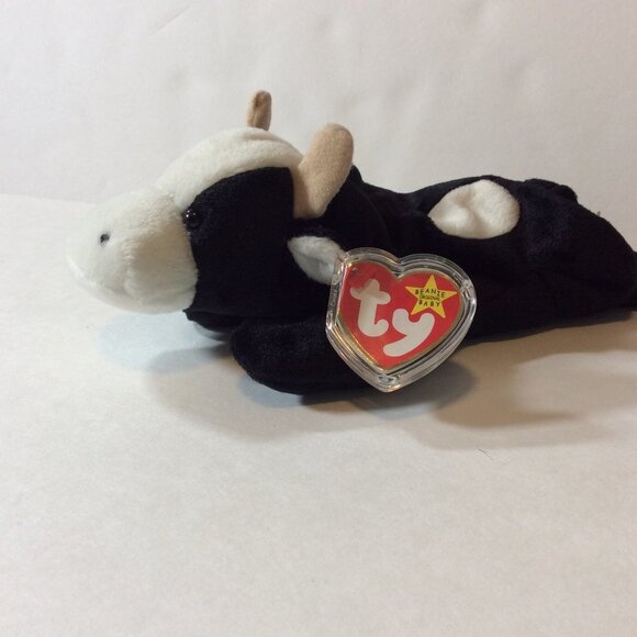 Ty Beanie Baby "Daisy" Black and White Cow Vintage, Retired 1993 - Picture 2 of 9